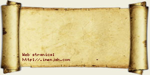 Una Narandžić vizit kartica